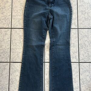 Classic Dark Blue Flare Women's Jeans